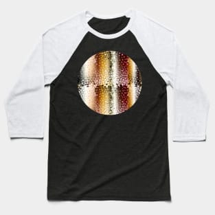 Colourful gradient unique flowers leopard stripes abstract modern 279 Pattern Baseball T-Shirt